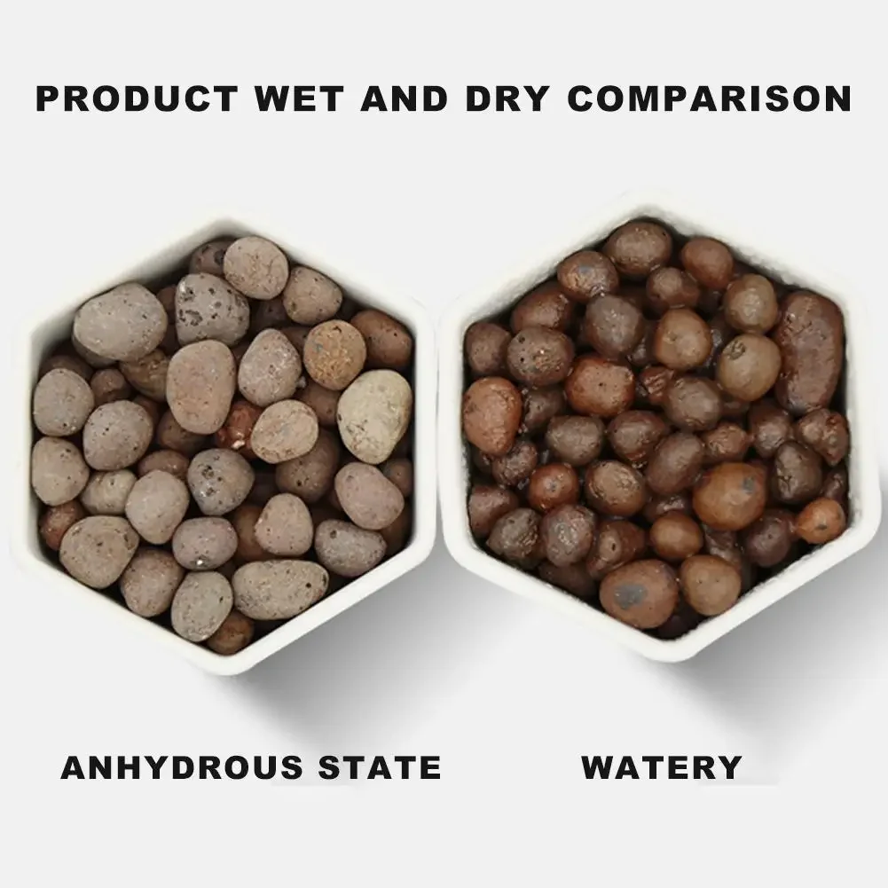 2L Organic Drainage clay balls - مراجعة Clay Pebble Growing وسعره