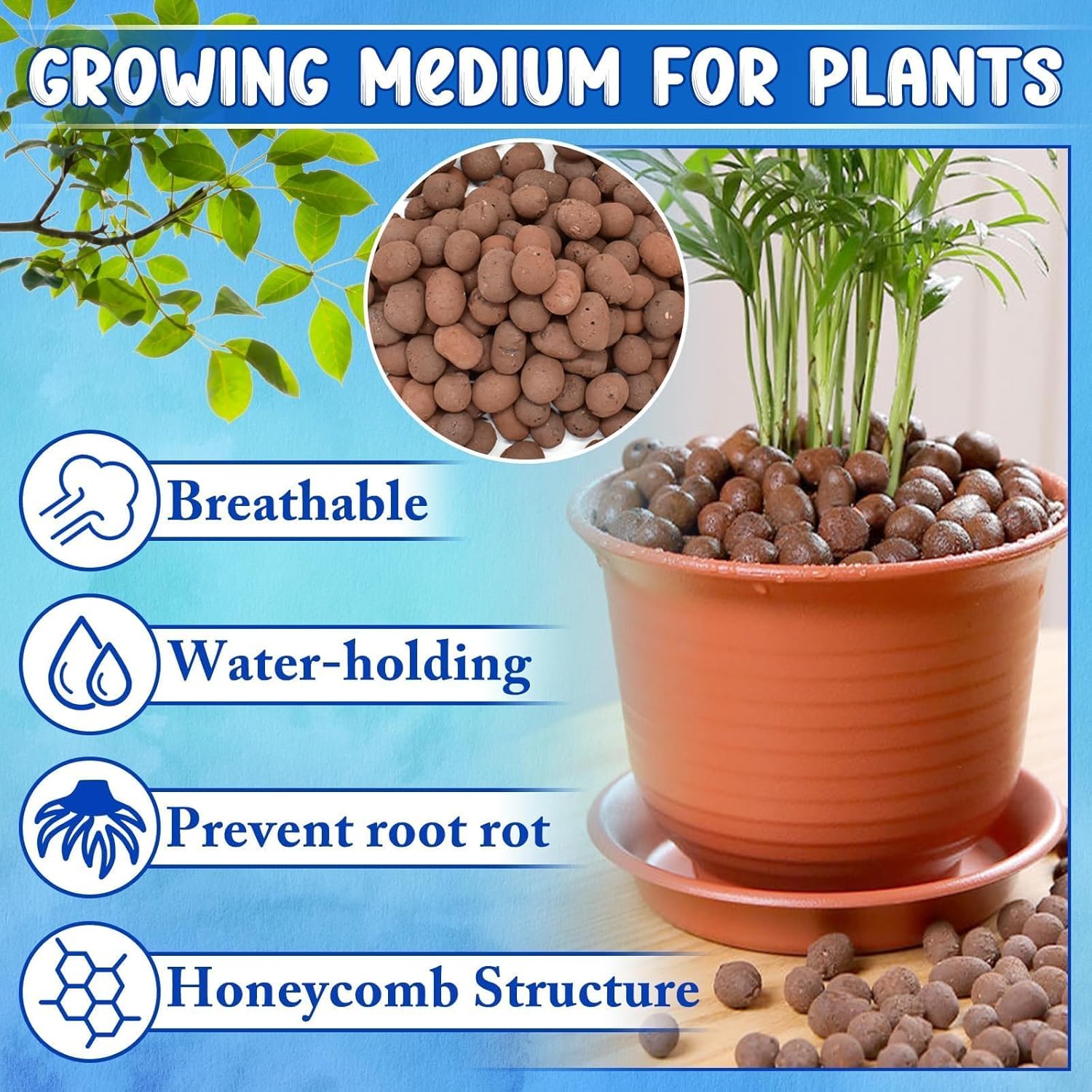 5LBS Leca Clay Pebbles for Pla - مراجعة Clay Pebble Growing وسعره