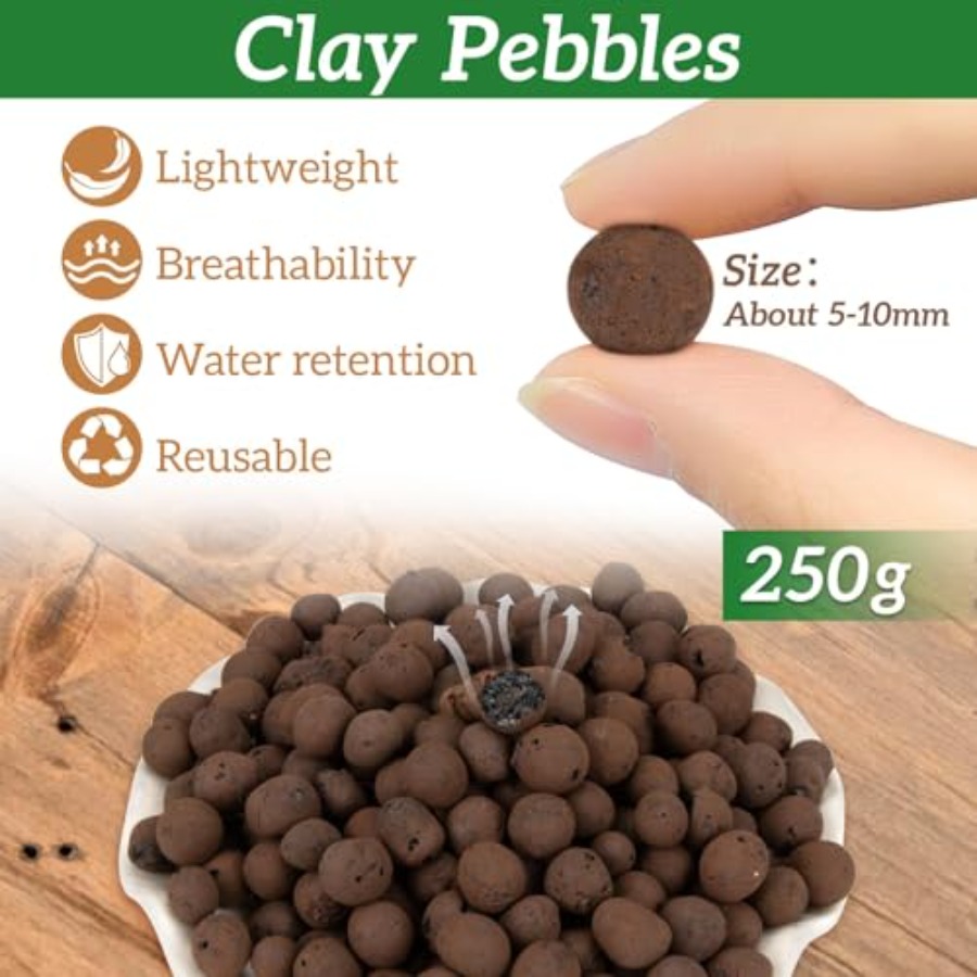 Leca Clay Pebbles 5mm-10mm for - مراجعة Clay Pebble Growing وسعره