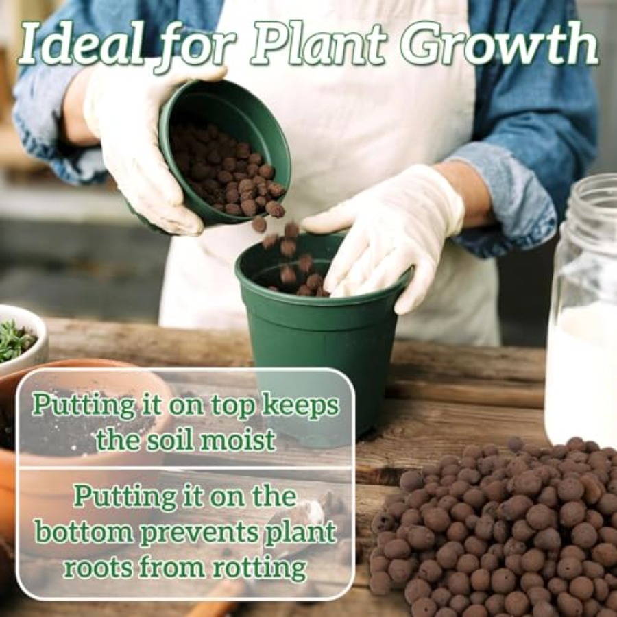 Leca Clay Pebbles 5mm-10mm for - مراجعة Clay Pebble Growing وسعره