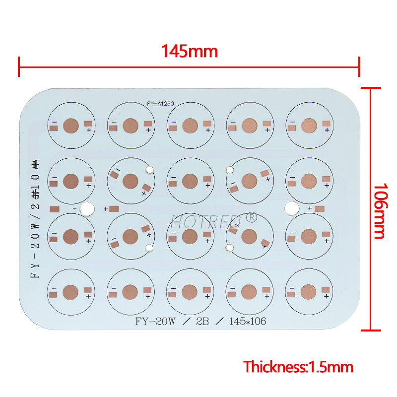 LED Aluminum PCB Board Base Pl - مراجعة Flood Tray Table وسعره