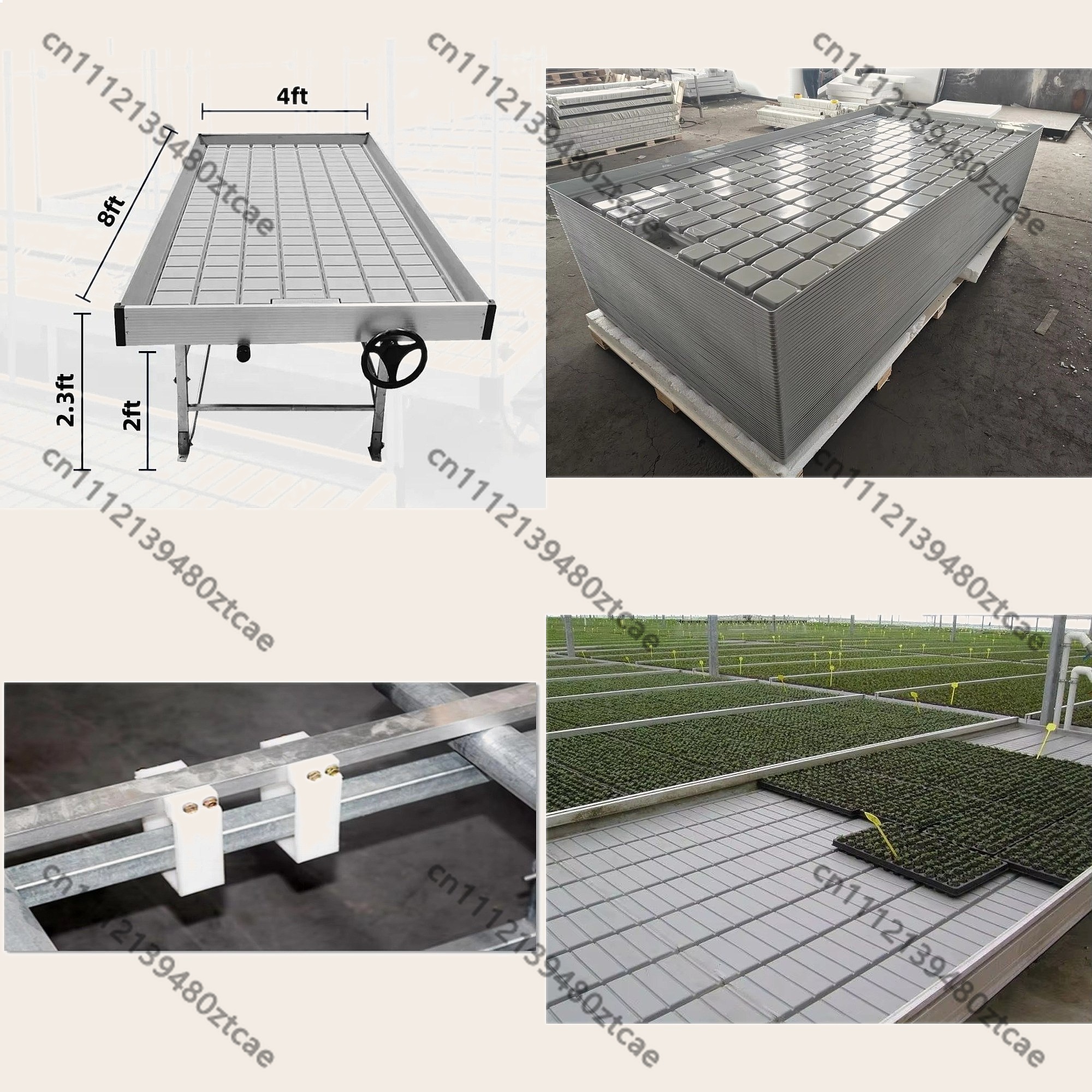 Greenhouse Sliding Benches Hyd - مراجعة Flood Tray Table وسعره
