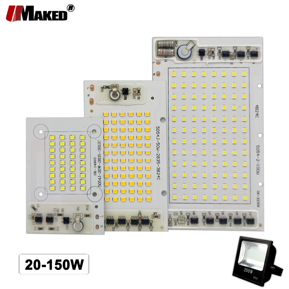 AC220V IC Drive LED PCB Floodl - مراجعة Flood Tray Table وسعره
