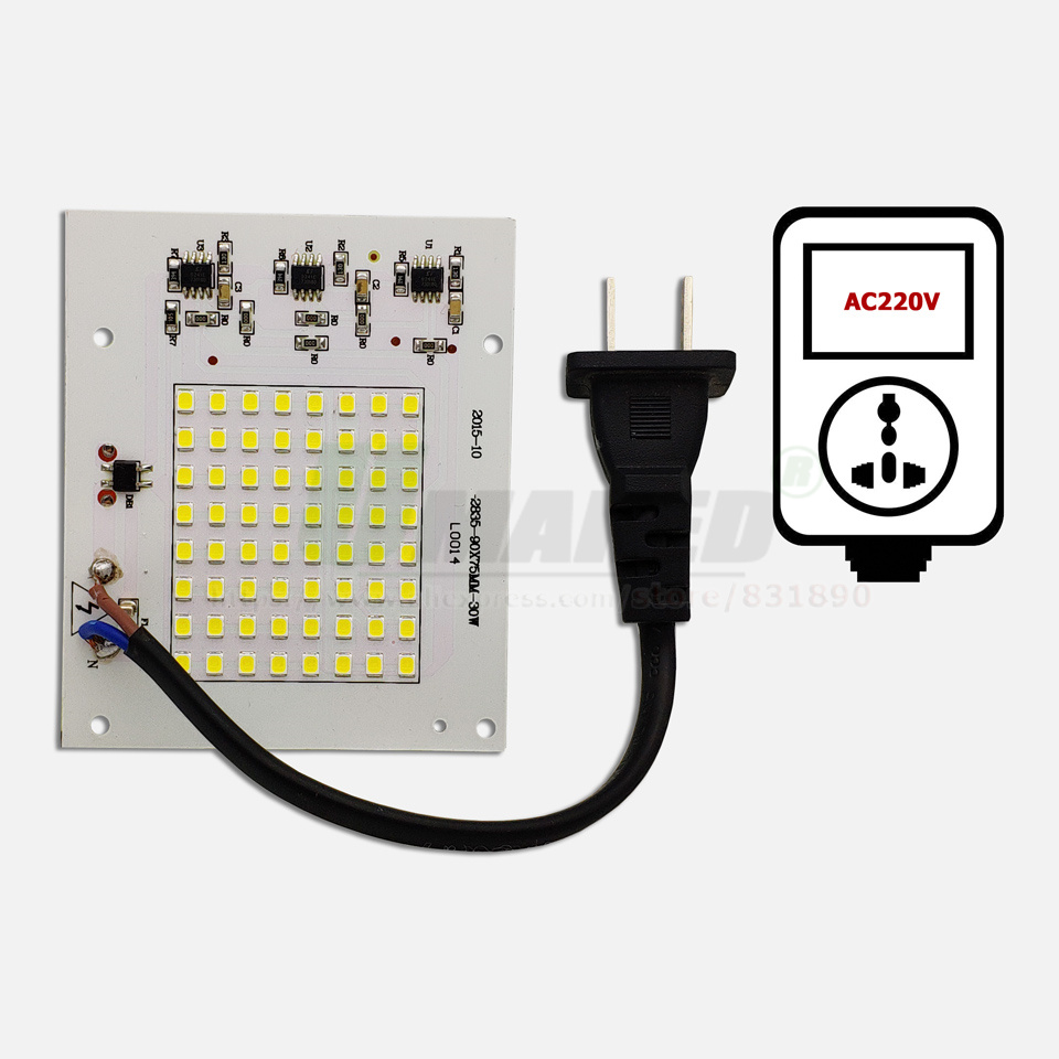 AC220V LED PCB 20W 30W 50W 100 - مراجعة Flood Tray Table وسعره
