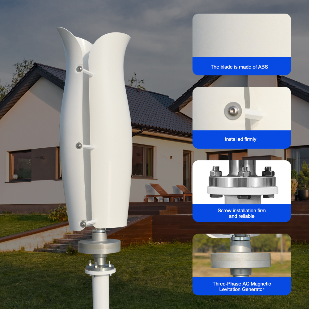 5000W Flower Vertical Wind Tur - مراجعة Urban Farming Vertical وسعره